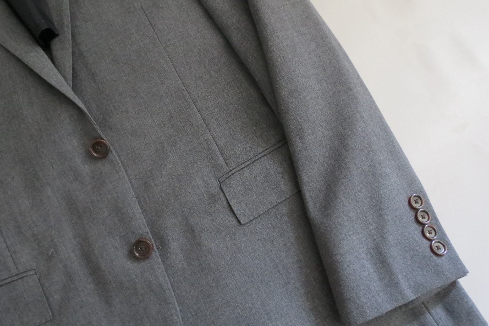 MINT J Crew LUDLOW Tollegno Italy fine hopsack weave sidevent slim cut suit 40 L