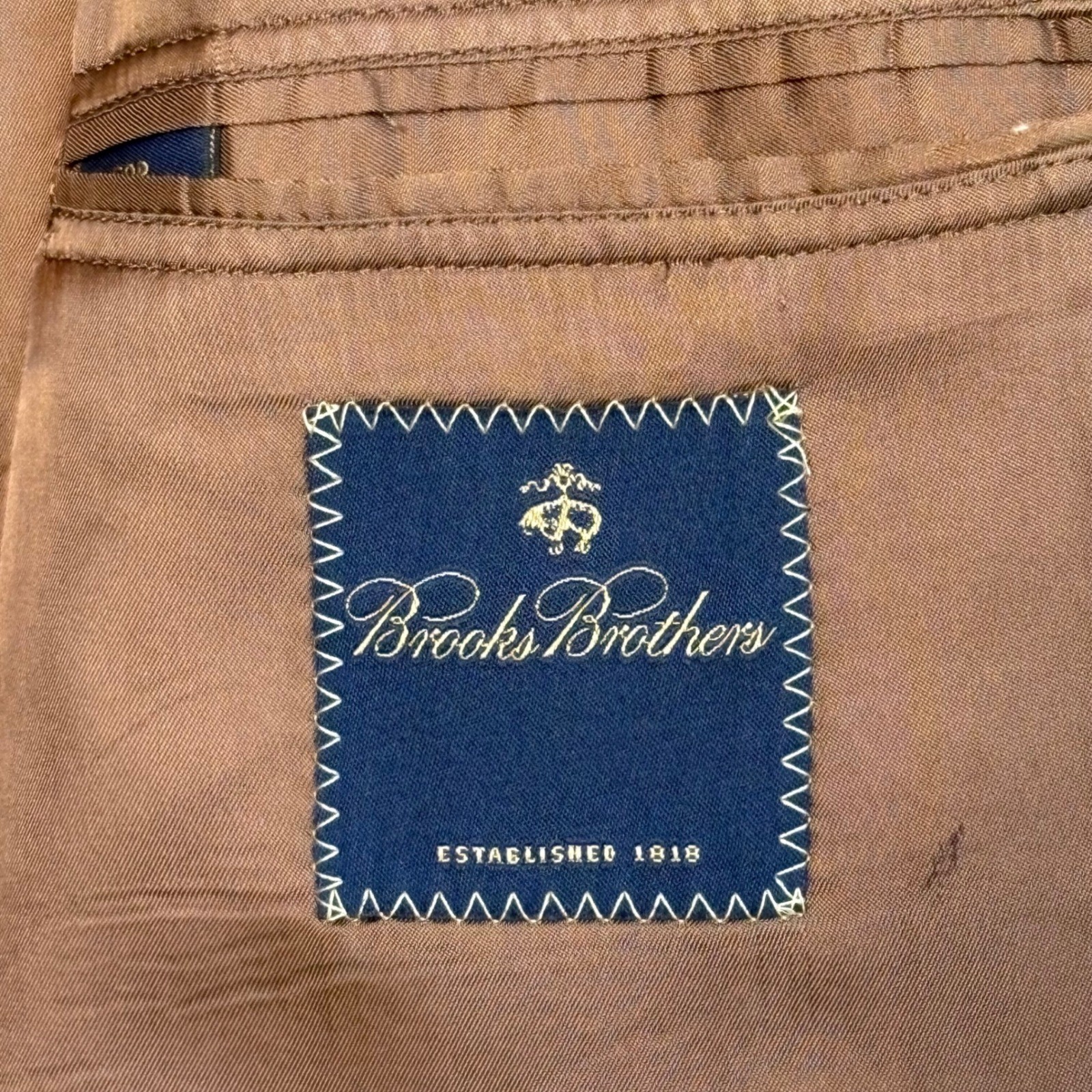 Vintage Brooks Brothers Tweed Lambswool Blazer | Sz 50R | Leather Buttons
