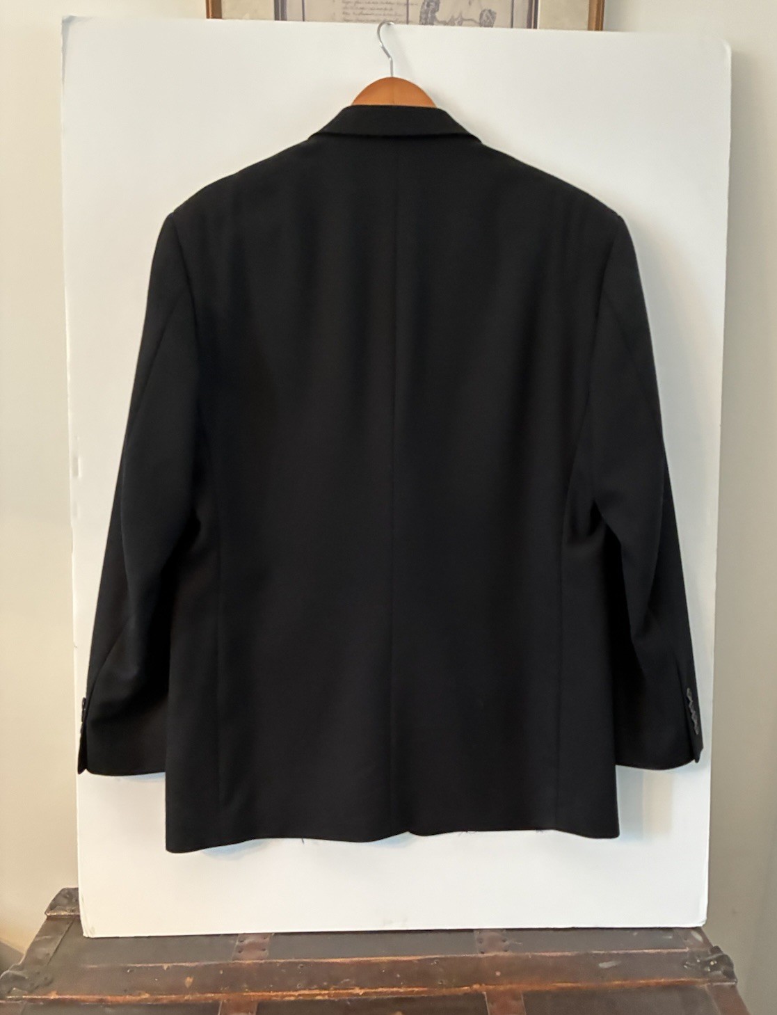 Alfani Men’s Black Blazer Jacket Size 42R 100% Wool