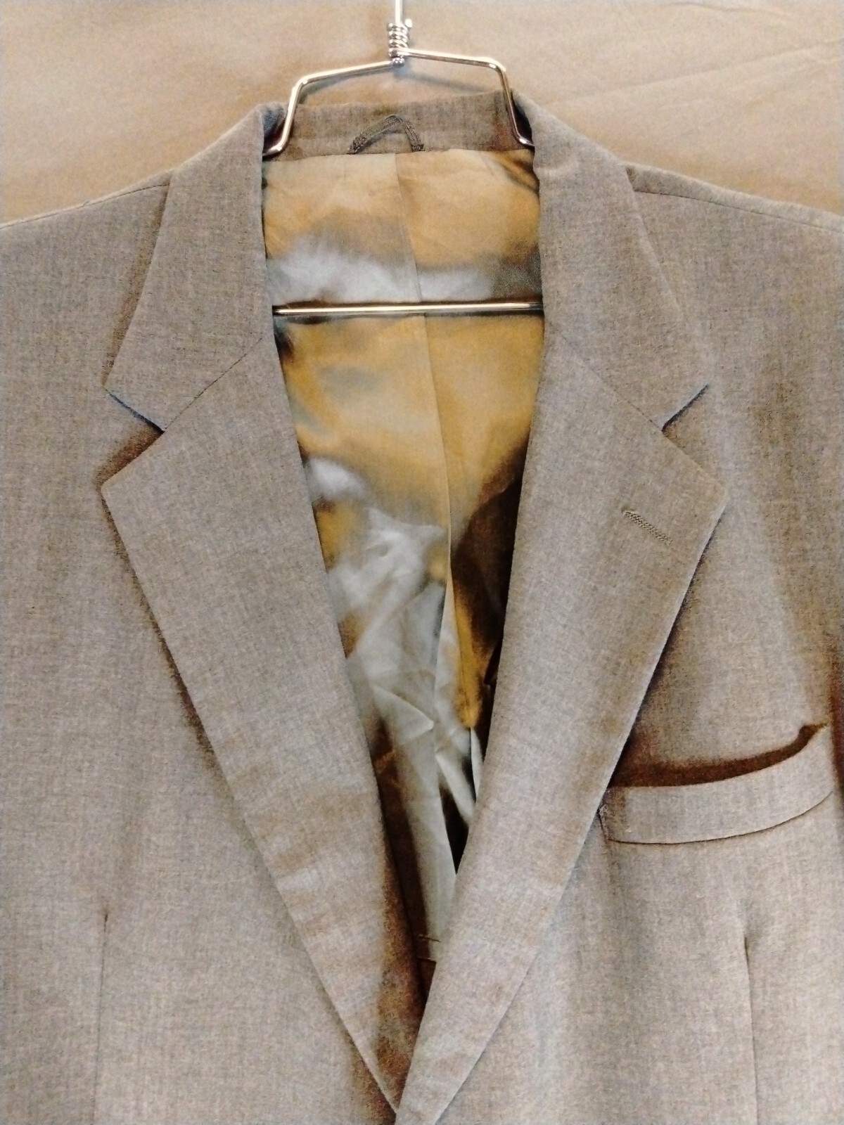 Stafford Sport Coat Executive Mens 38×30 Gray Blazer Jacket See Photos*