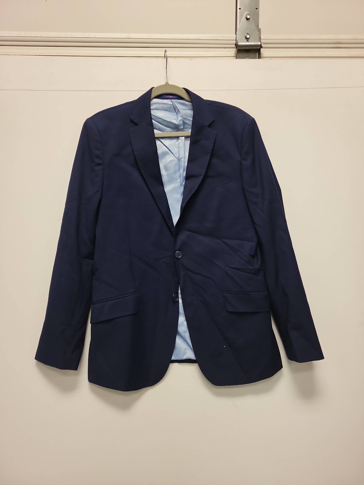 Berragamo Collezione D’Italia Mens Blazer Blue Lazio 40L/34L Italy Suit Jacket