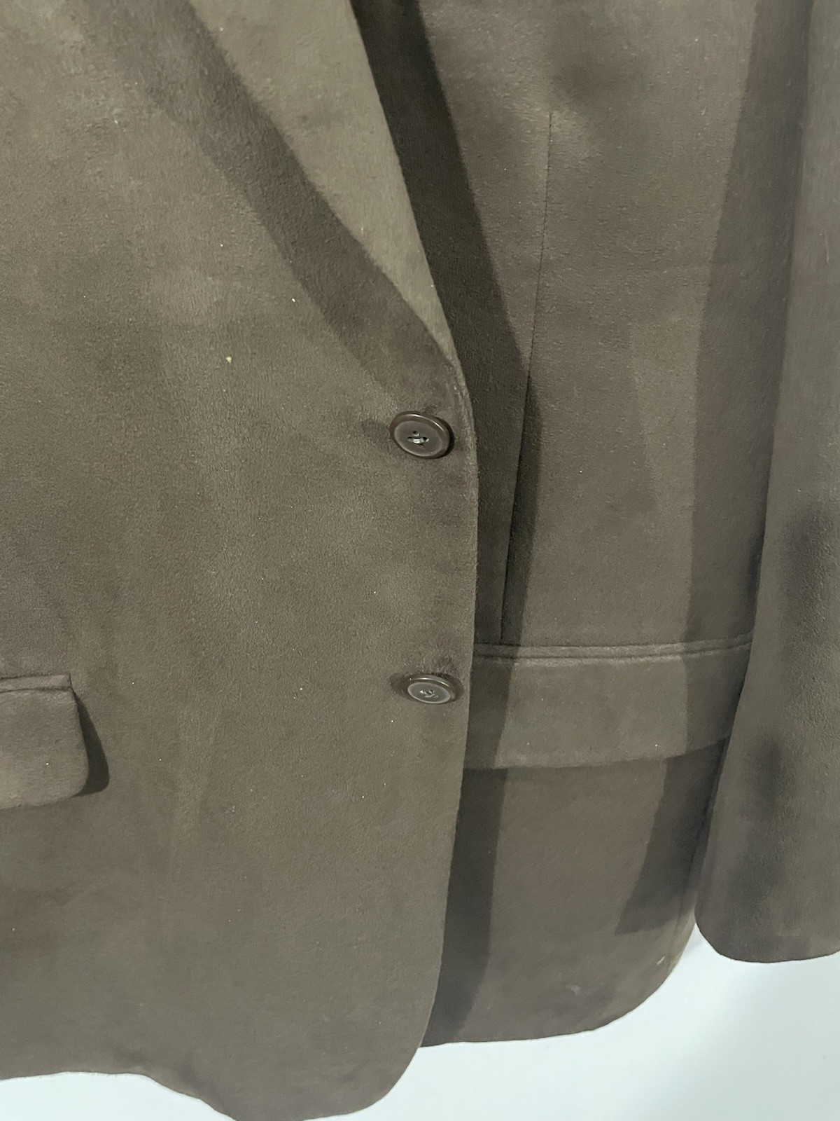 Bernhard Altmann Sport Coat Jacket Mens Size 48 Short Brown SupraSuede Blazer