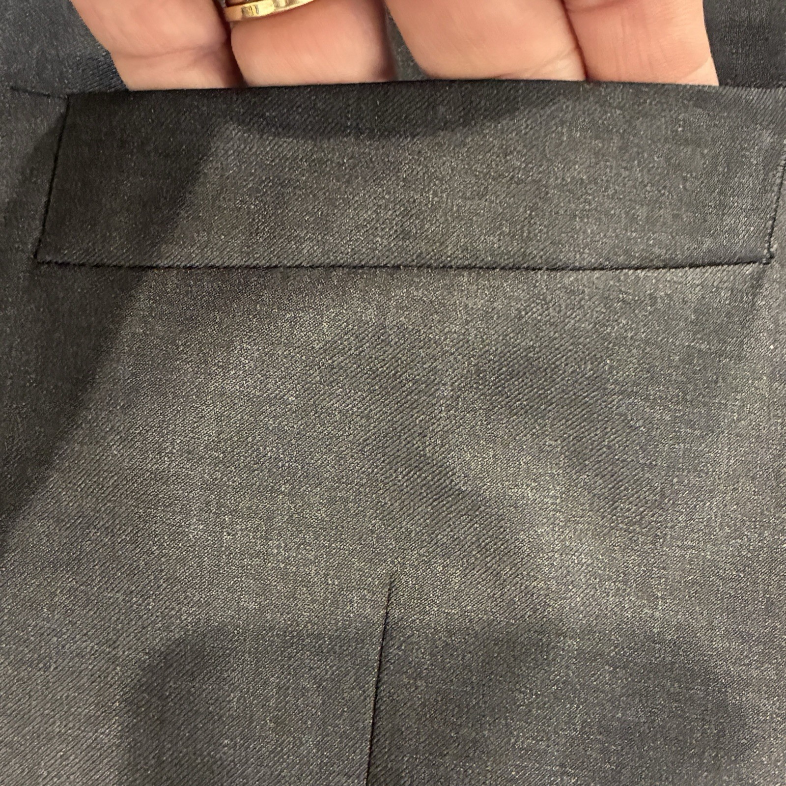 Santorelli Linea Blu Blazer 100% Super 140s ExtraFine Merino Wool Men 42R Black