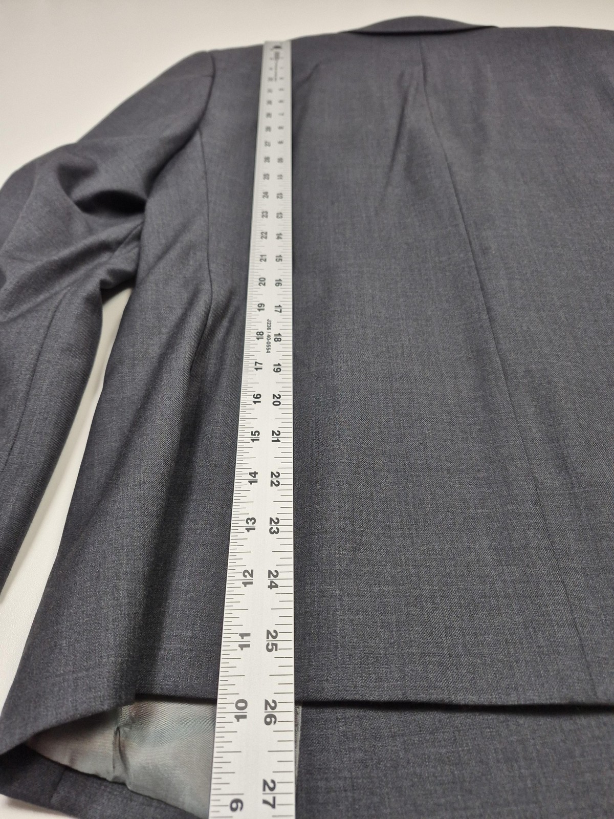 Prontomoda Europa Blazer Mens 36S Gray Super 140s Merino Wool Sport Coat Jacket