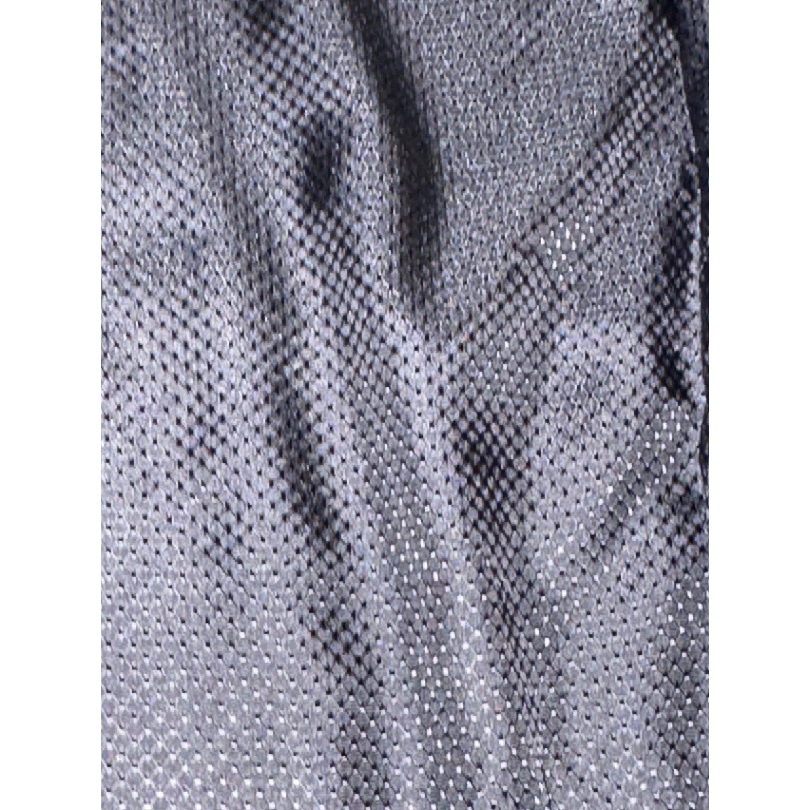 (CL) Bocaccio Uomo Mens Grey Black Plaid Blazer Sport Coat 48R w/ Pocket Square