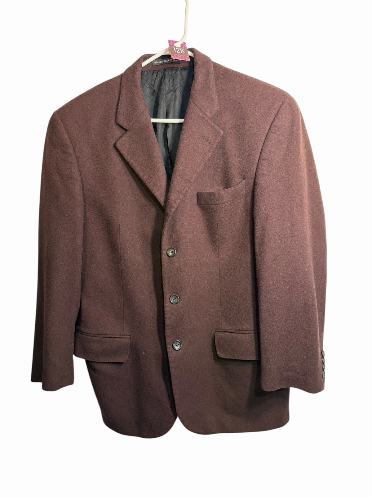 line A mens blazer jacket coat size 40 T tall wool cashmere blend jay
