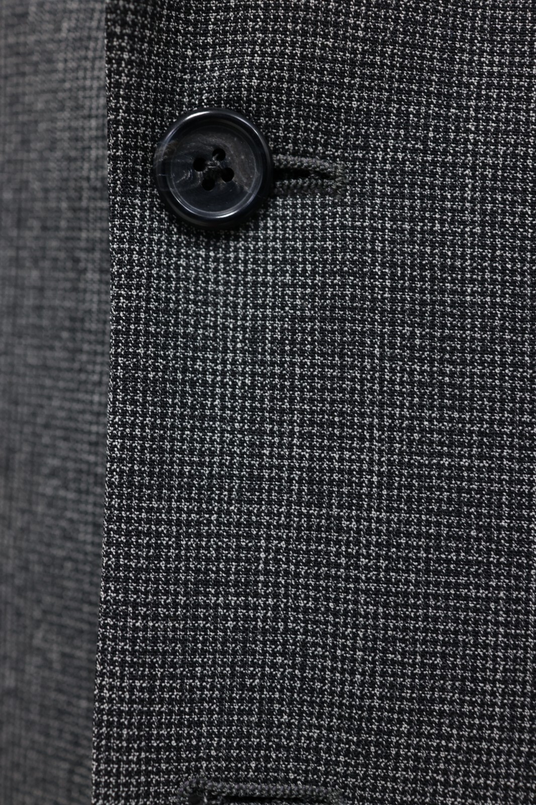 VINTAGE TOM JAMES mens gray pattern sport coat suit jacket blazer 40 R