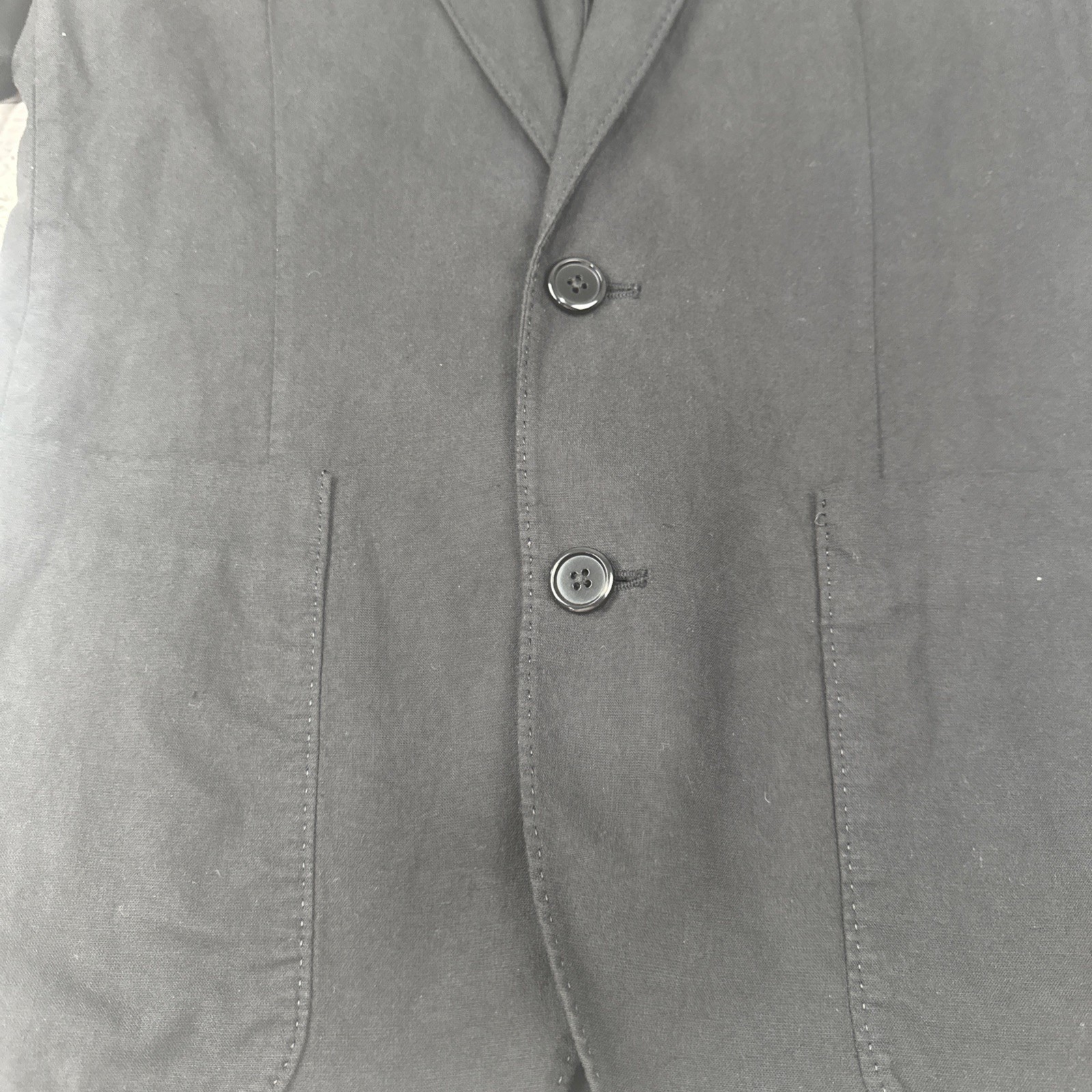 J Crew Blazer Men 34S Black Ludlow Baird Mcnutt Linen Slim Two Button Jacket NWT