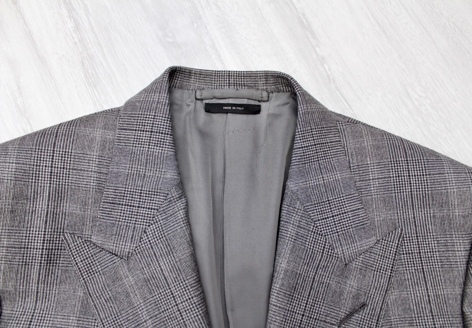 Men’s TOM FORD Wool Silk Plaid Sport Coat Jacket Blazer Size 54 US44 ~L