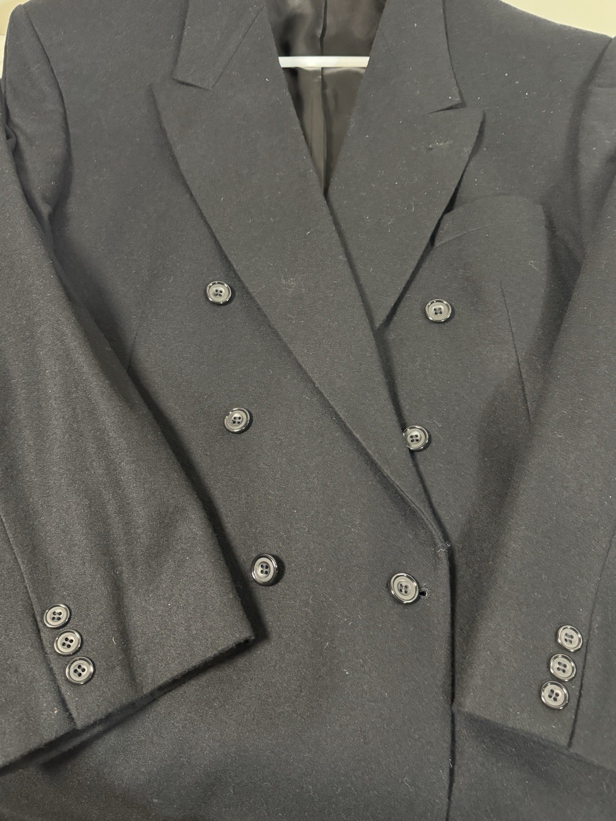 Vintage Oscar De La Renta Sport Suit Jacket Men’s Black Size 48 Regular 48R