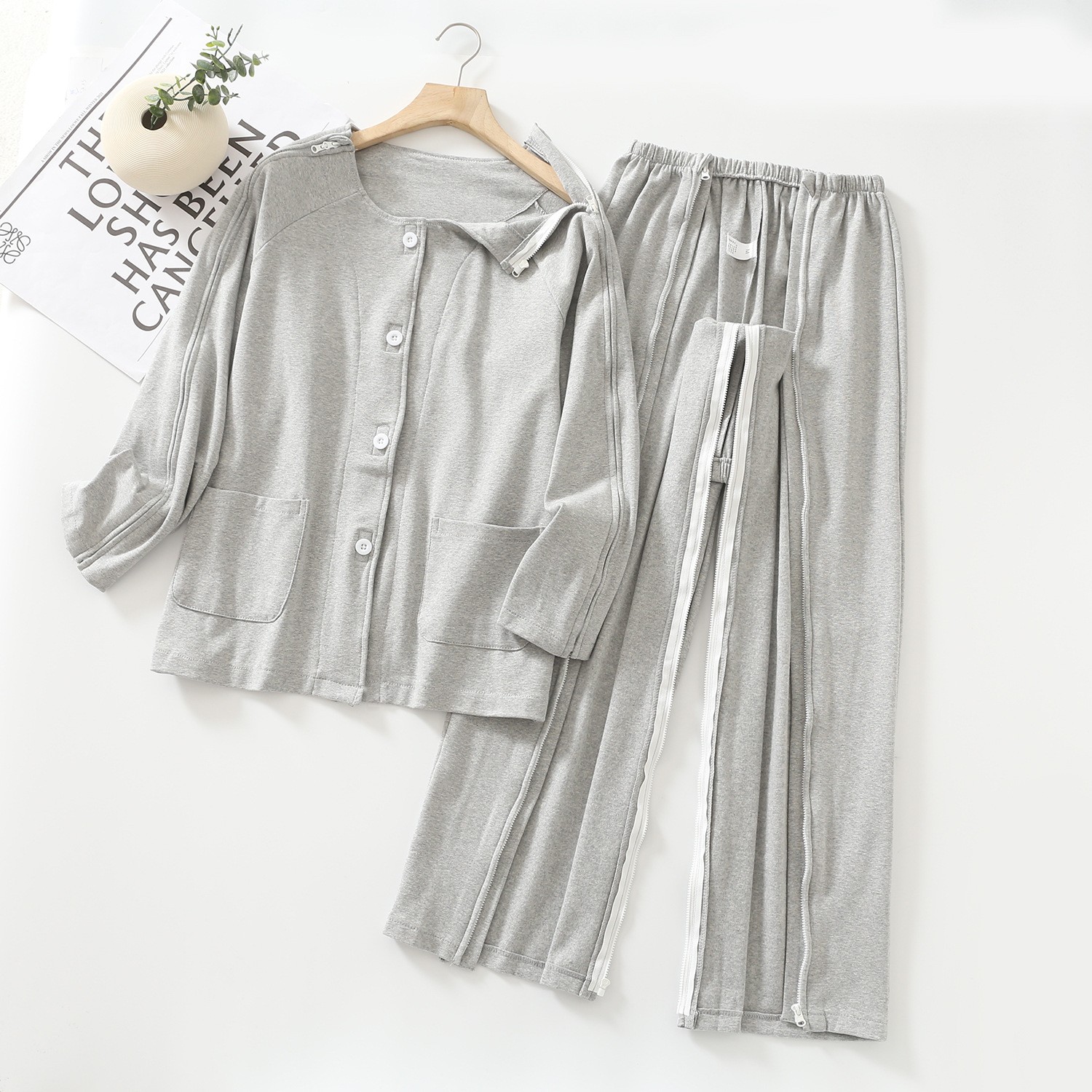 Patient Care Clothing Set Surgery Patient Care Elderly Disability Nursing Winter