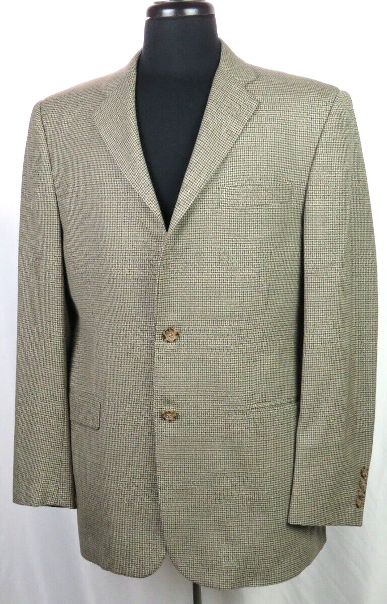 BURBERRY London 2 Button 100% Wool Houndstooth Sport Jacket Blazer Men’s 41R