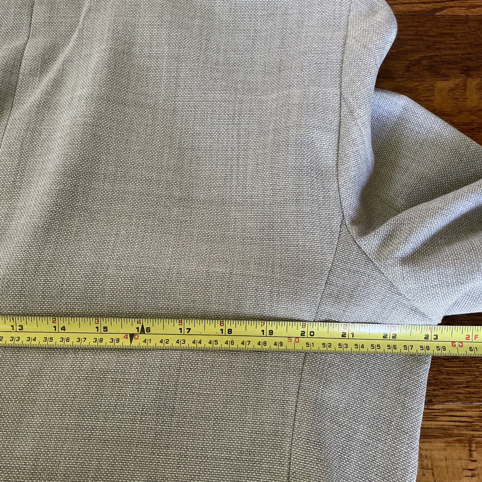 Bonobos Jetsetter Unconstructed Italian Wool Blazer Men 44R Light Gray Standard