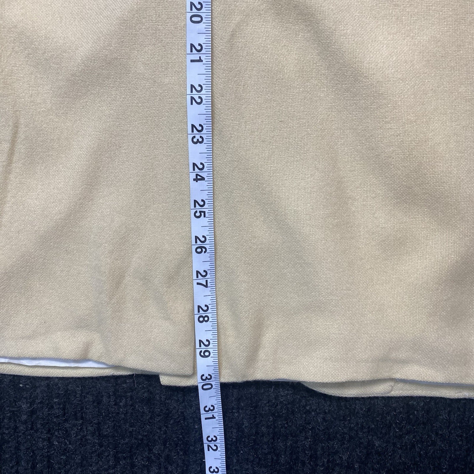 Vintage Polo Ralph Lauren Cashmere Blazer 39R Beige Preppy Sport Coat USA Made