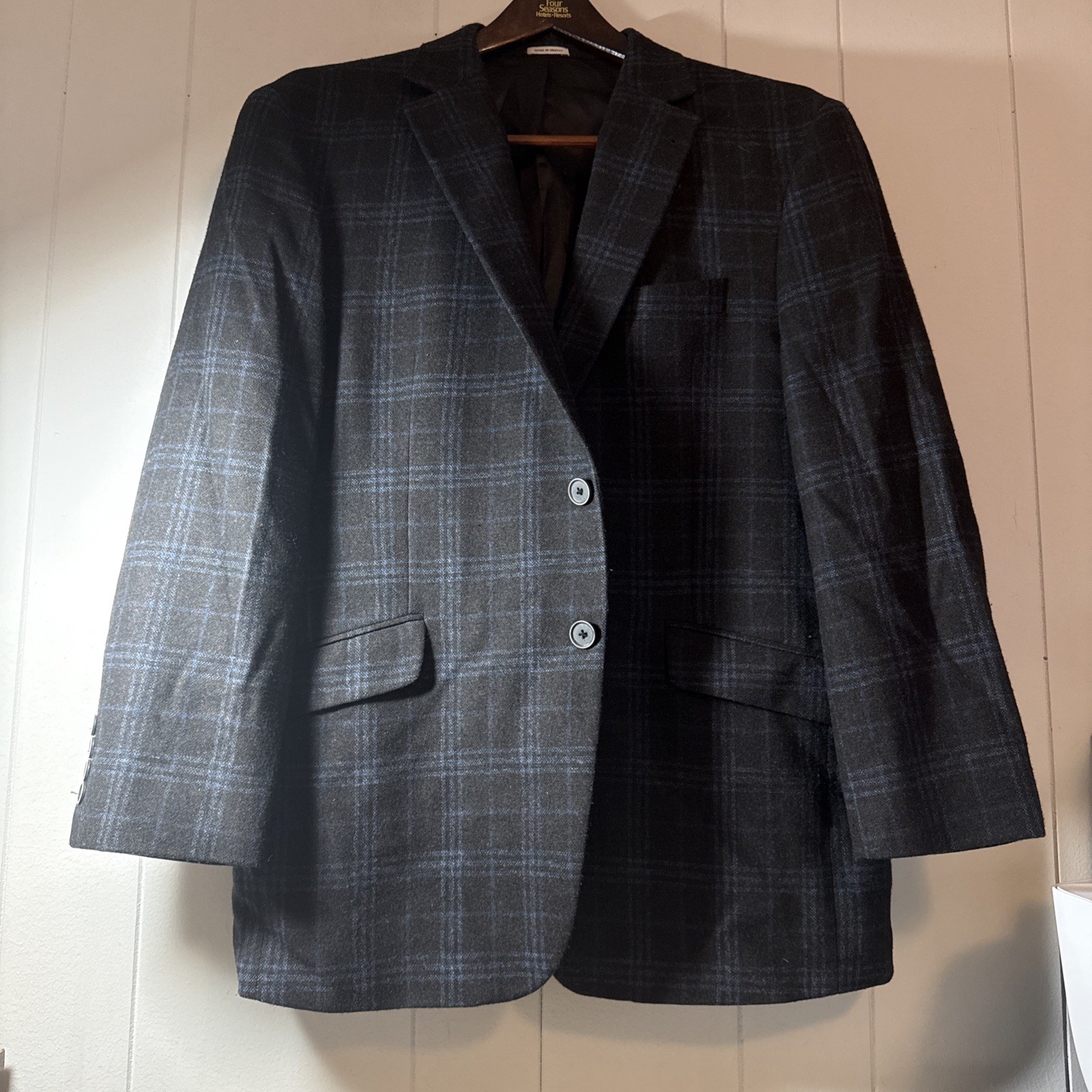 Joseph Abboud Wool Blazer 42Short Slim Fit Tollegno 1900 Made In Mexico S11