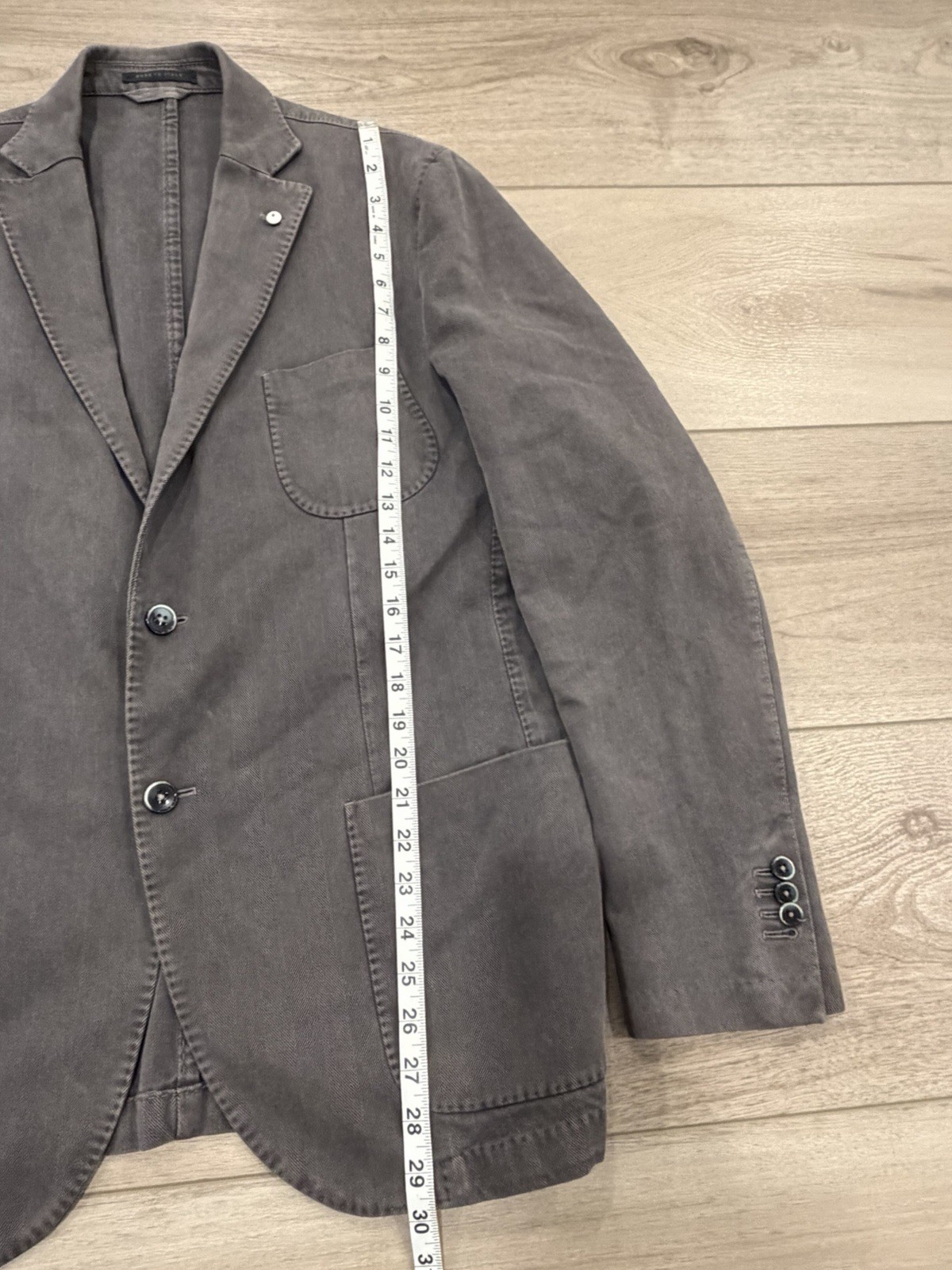LBM 1911 Blazer Men Limited Edition Unlined Cotton Italy 54 R