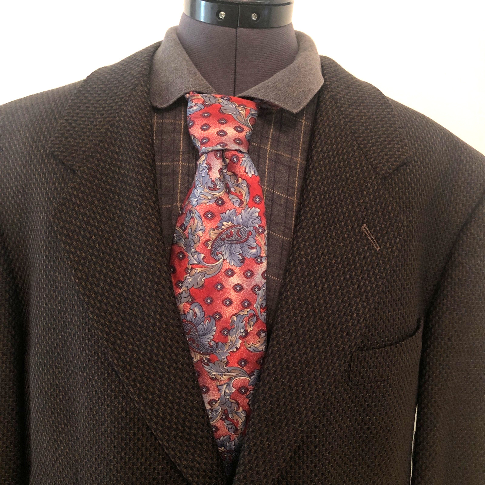 VTG di Benedetto| Men’s 42* Wool Sports Coat | Twill Pattern | Made in Colombia