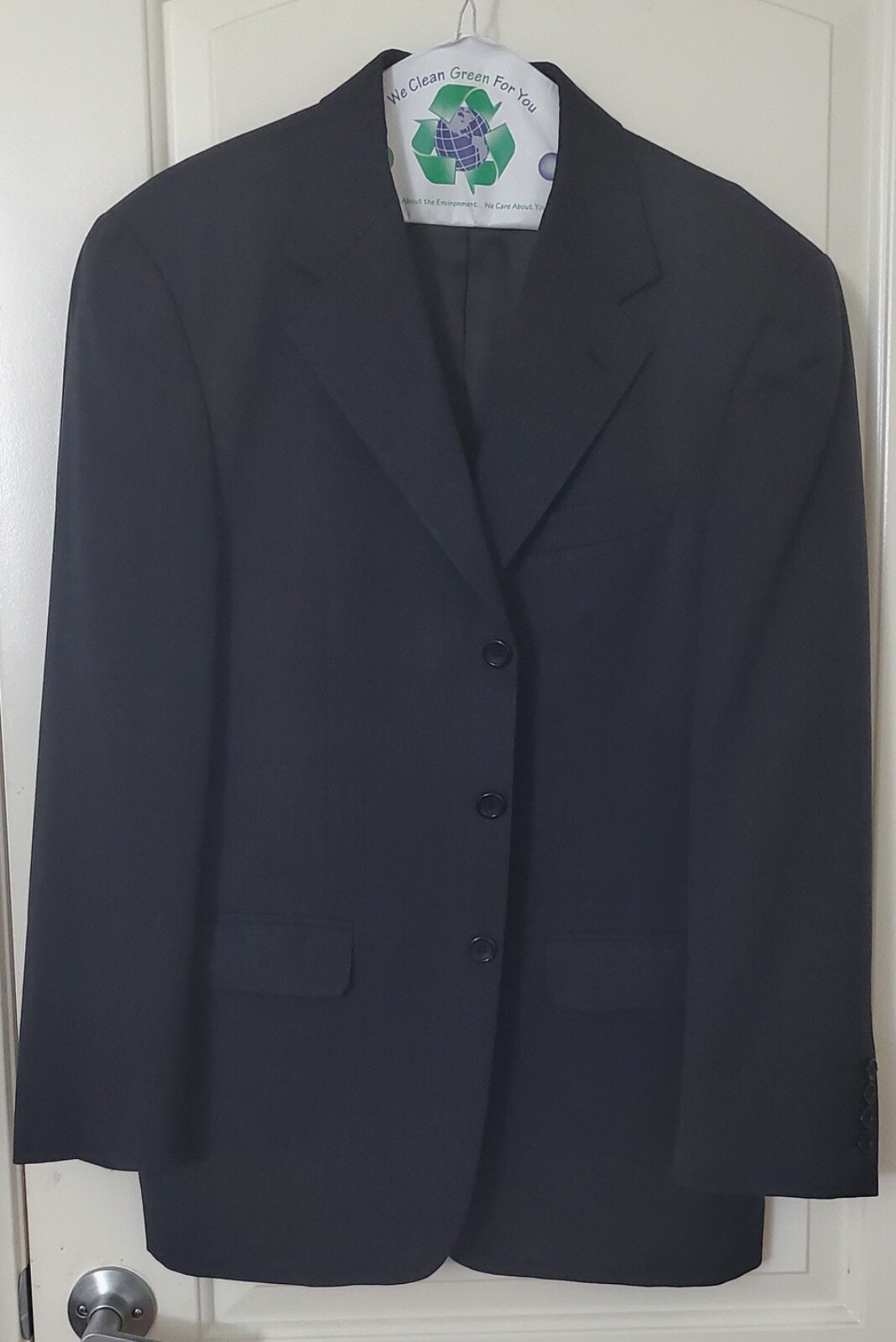 Dark Grey 3-button Wool Suit 38R with 32 Waist Pants MSRP $1330