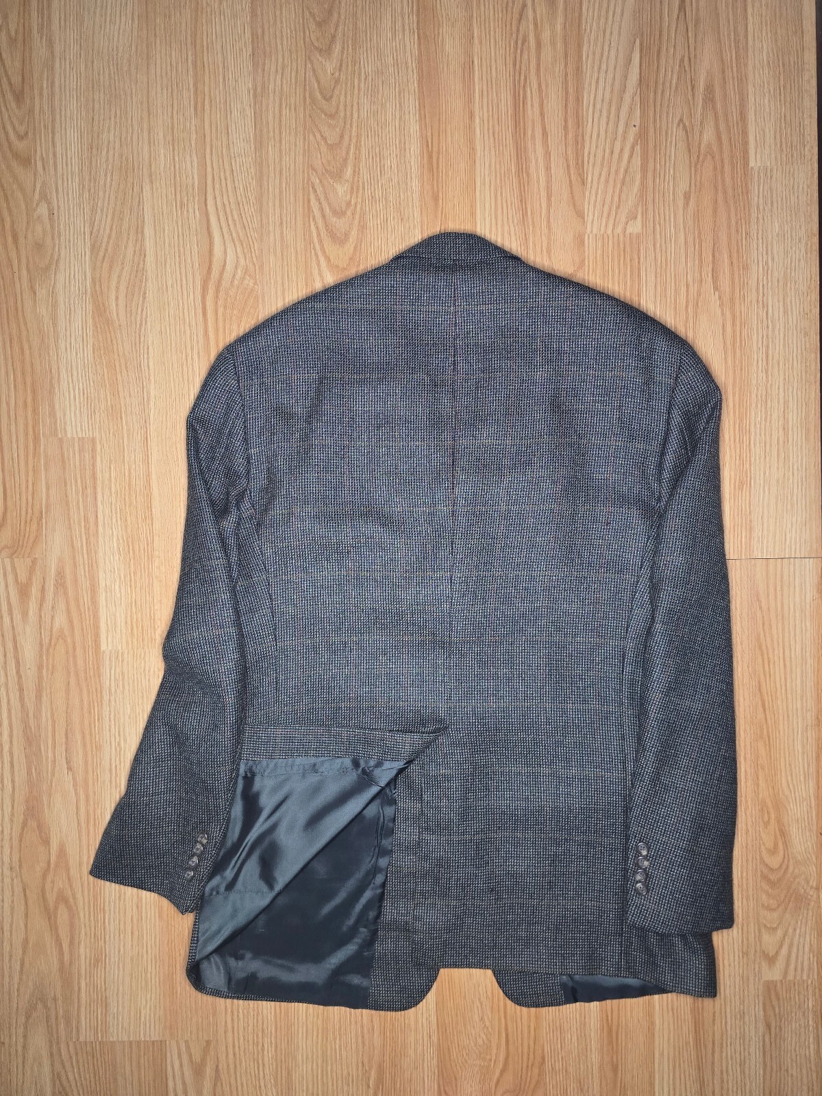 Tommy Hilfiger 46R Men’s Gray/Brown Wool Blazer Suit Jacket