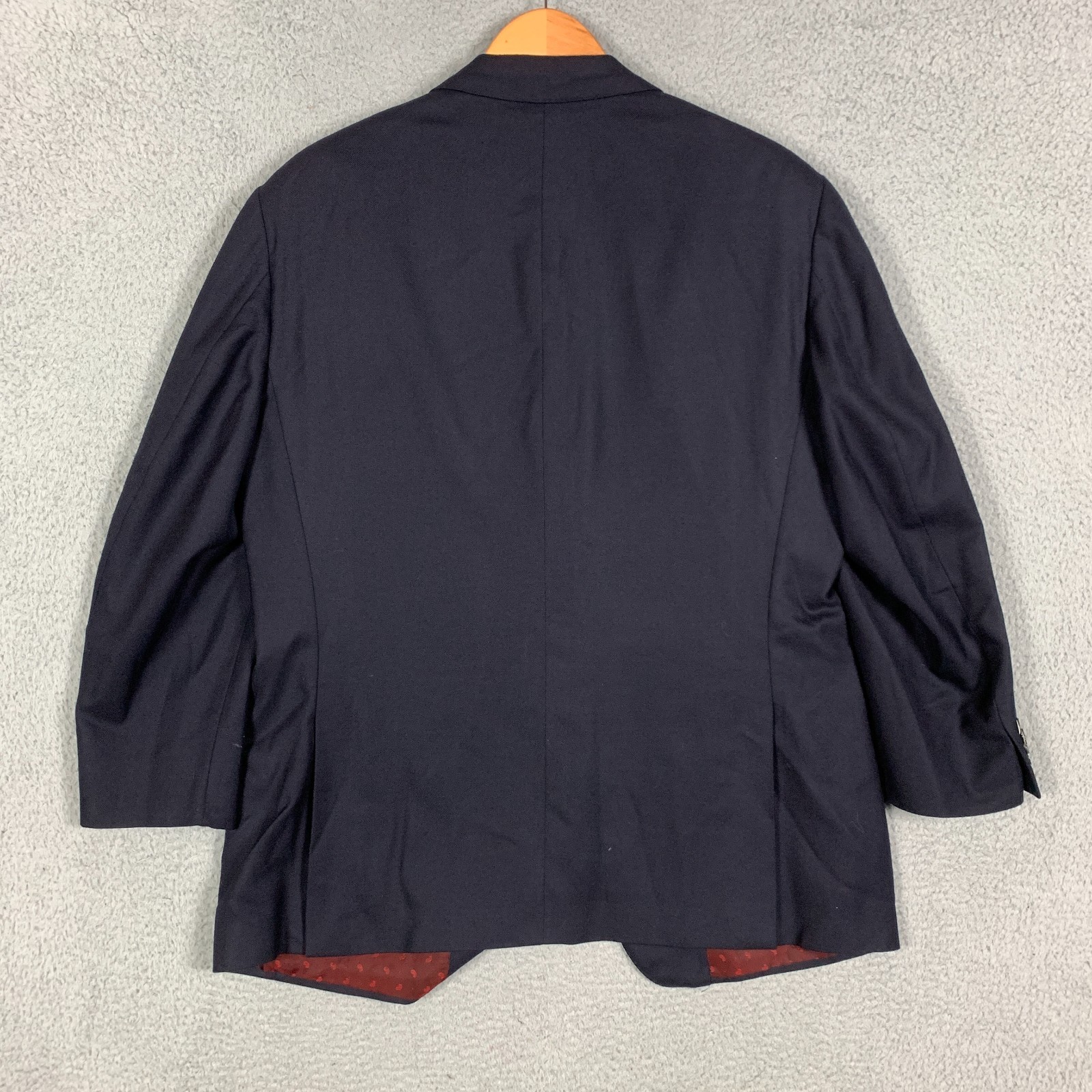 Samuelsohn Cashmere SB Gable Blazer Men’s 46R Navy Two Button Canada Tailored