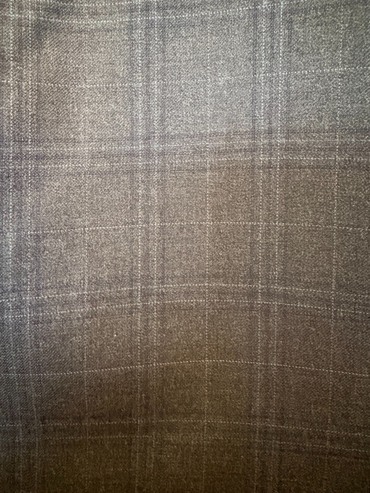 REDA 1865 Wool 48S 42W 30I Grey Plaid Worn Once