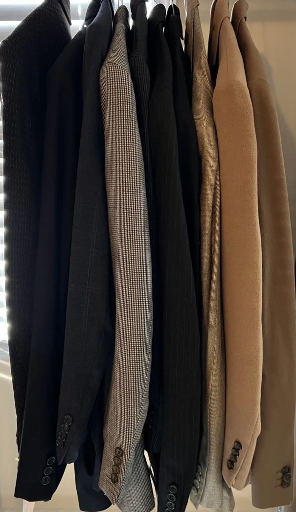 Lot of 10 Mens Blazers Sport Coats Reseller LRL Givenchy Burberrys And More