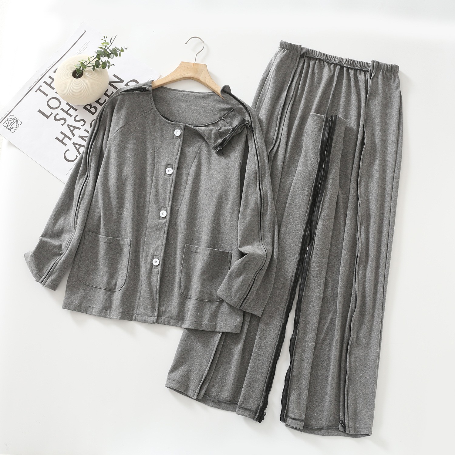 Patient Care Clothing Set Surgery Patient Care Elderly Disability Nursing Winter