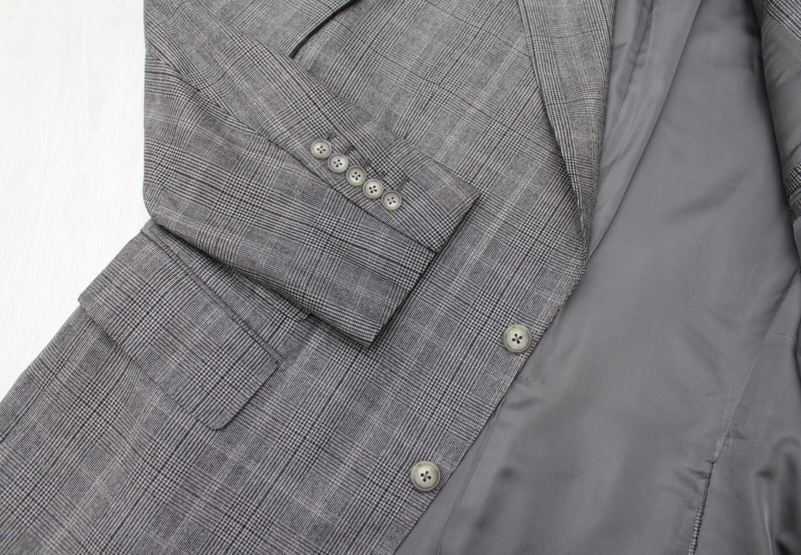 Men’s TOM FORD Wool Silk Plaid Sport Coat Jacket Blazer Size 54 US44 ~L