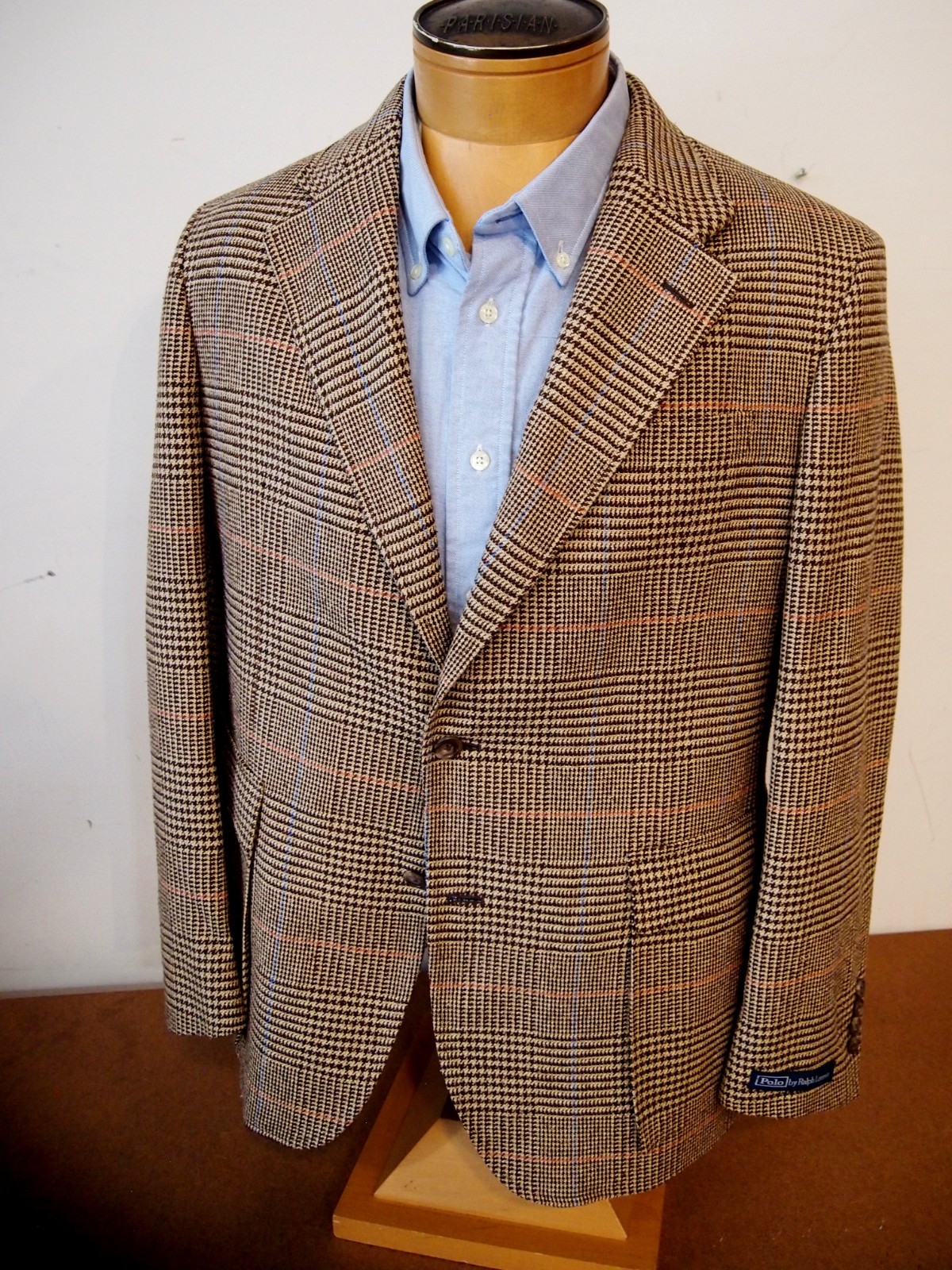 Polo Ralph Lauren RL 67 Glen Plaid Silk 2 Button Sport Coat NWT 44R $1098