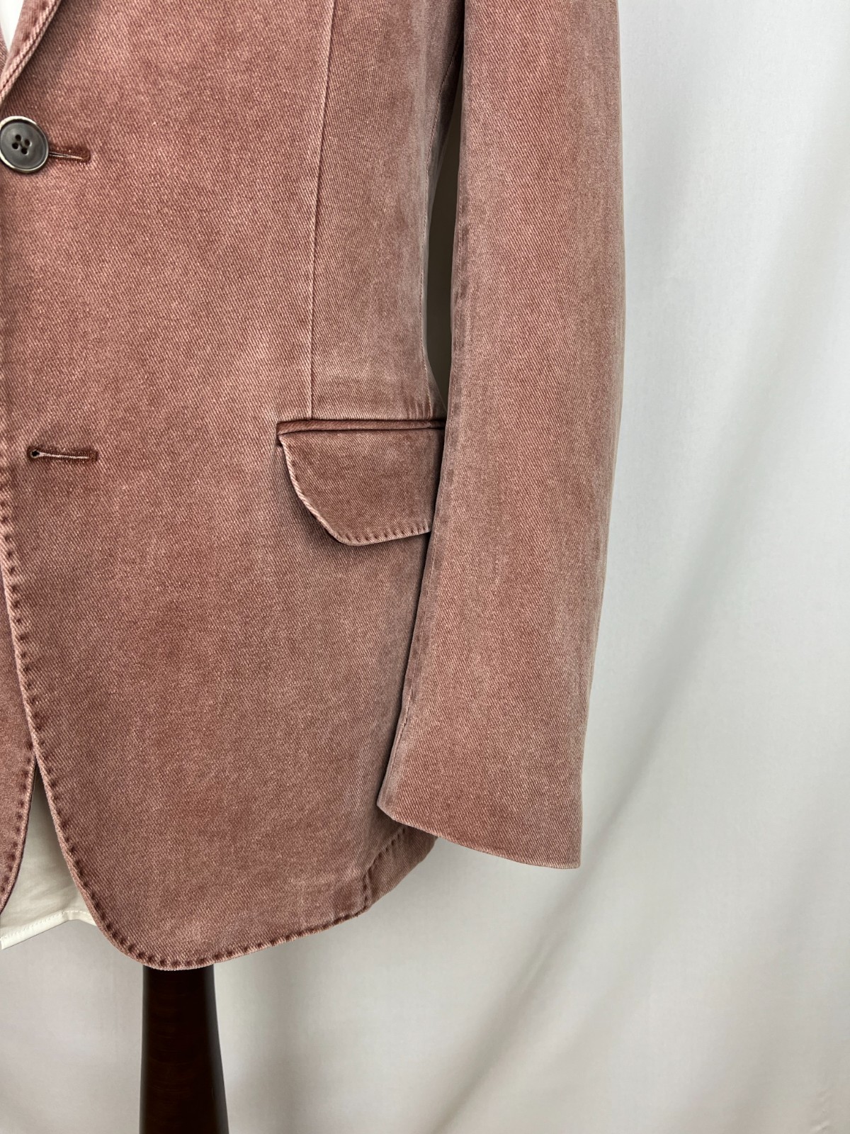 SUITSUPPLY «Dusty Rose» Amazing Washed Cotton Unlined Sport Coat 38US48IT