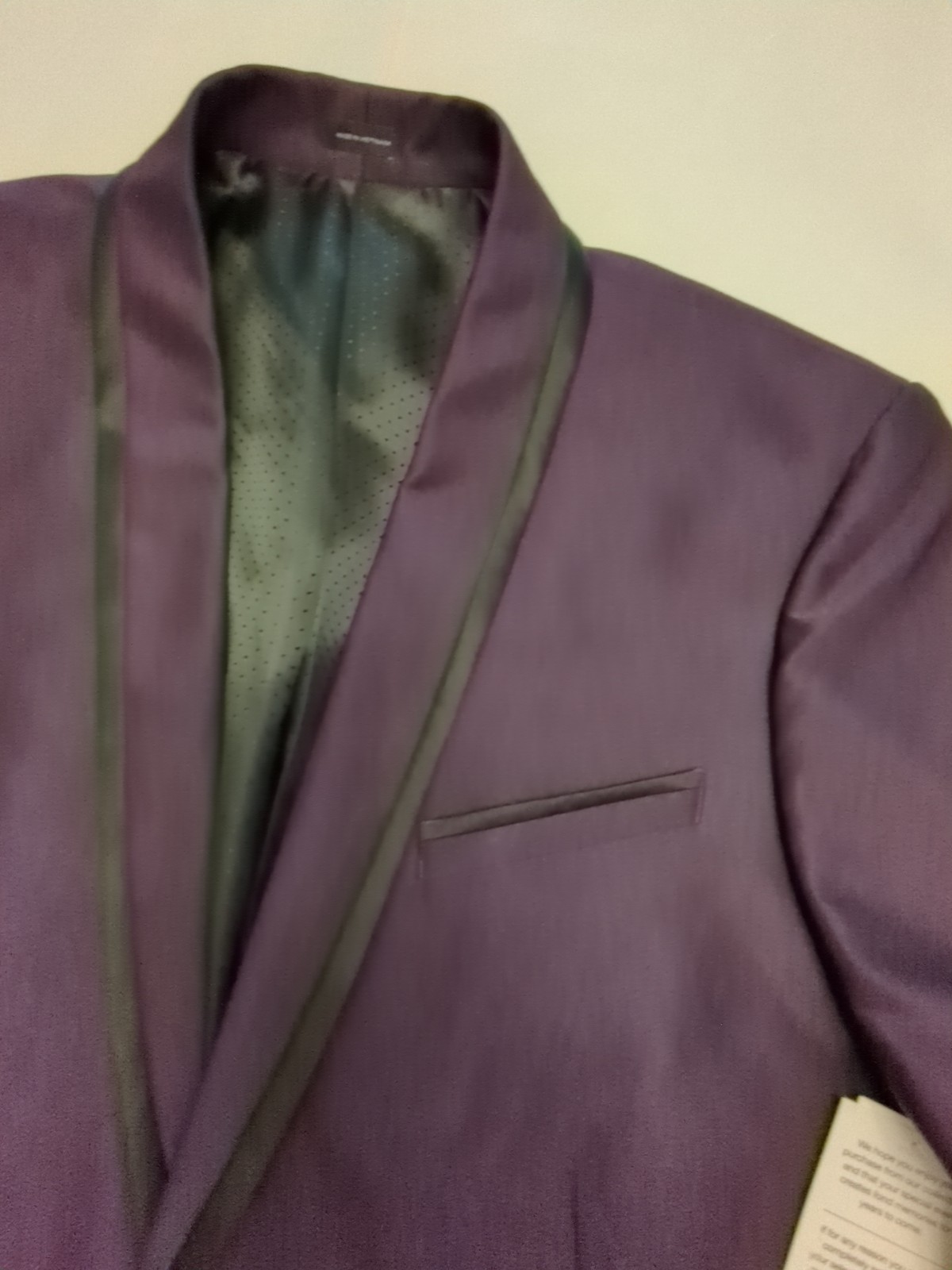 NEW J. Ferrar JF Men’s Slim Fit Sport Coat Jacket 44 REG Plum Purple Stretch