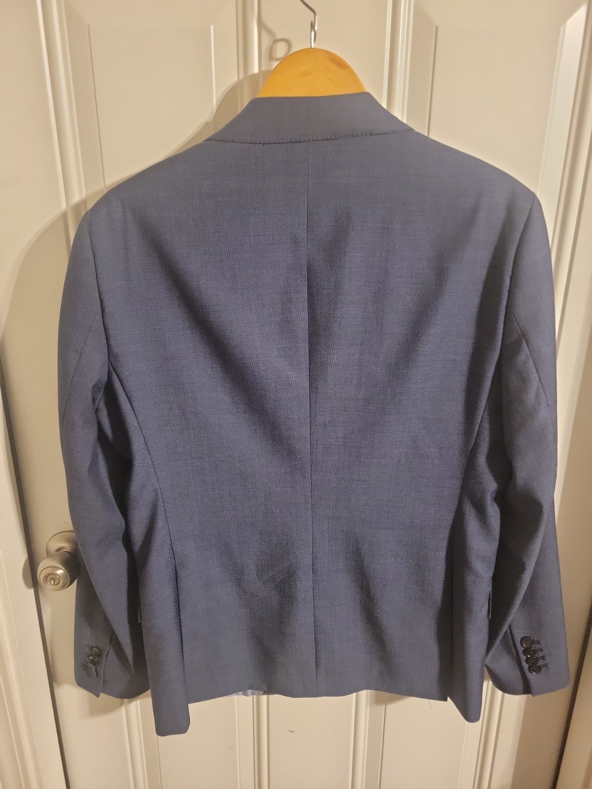 Zara Man Navy Blue Blazer Sport Coat Suit Jacket Blazer Size 42US