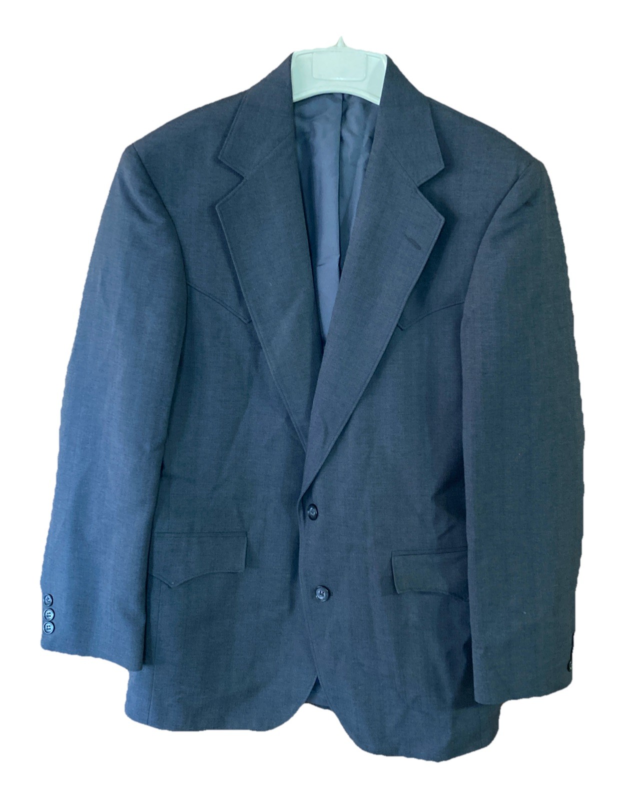 Taos Country Western collection Mens Blazer Sz 38 see measurements Dark Gray