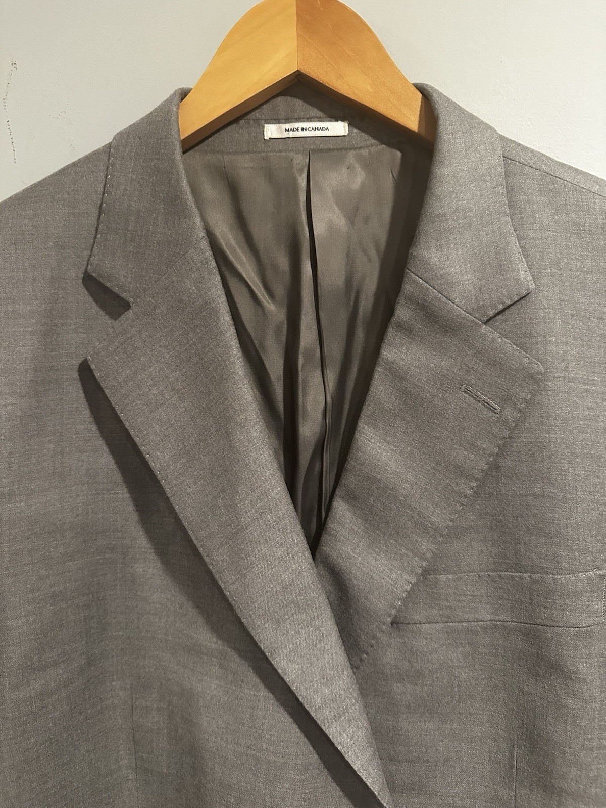 Peter Millar Crown 44S Men’s Gray 100% Wool Sports Coat Blazer CA00429 Canada