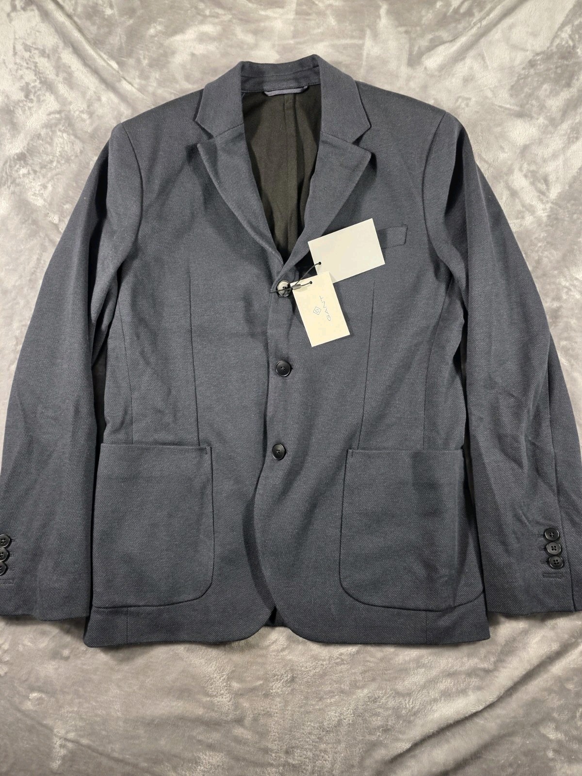 NWT Unstructured GANT Men’s Marine Jersey Travel Stretch Blazer EU 48/ US 38