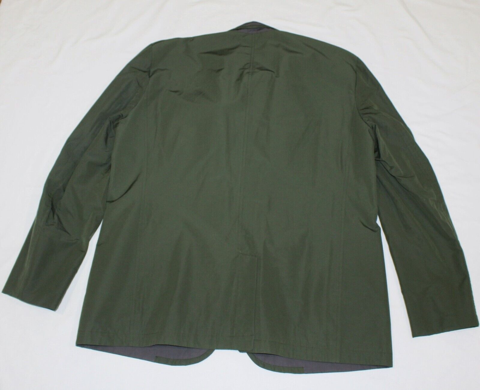 New $498 Robert Graham REVERSIBLE Blazer Sz 44 Reg 44R Debris Green Gray Classic