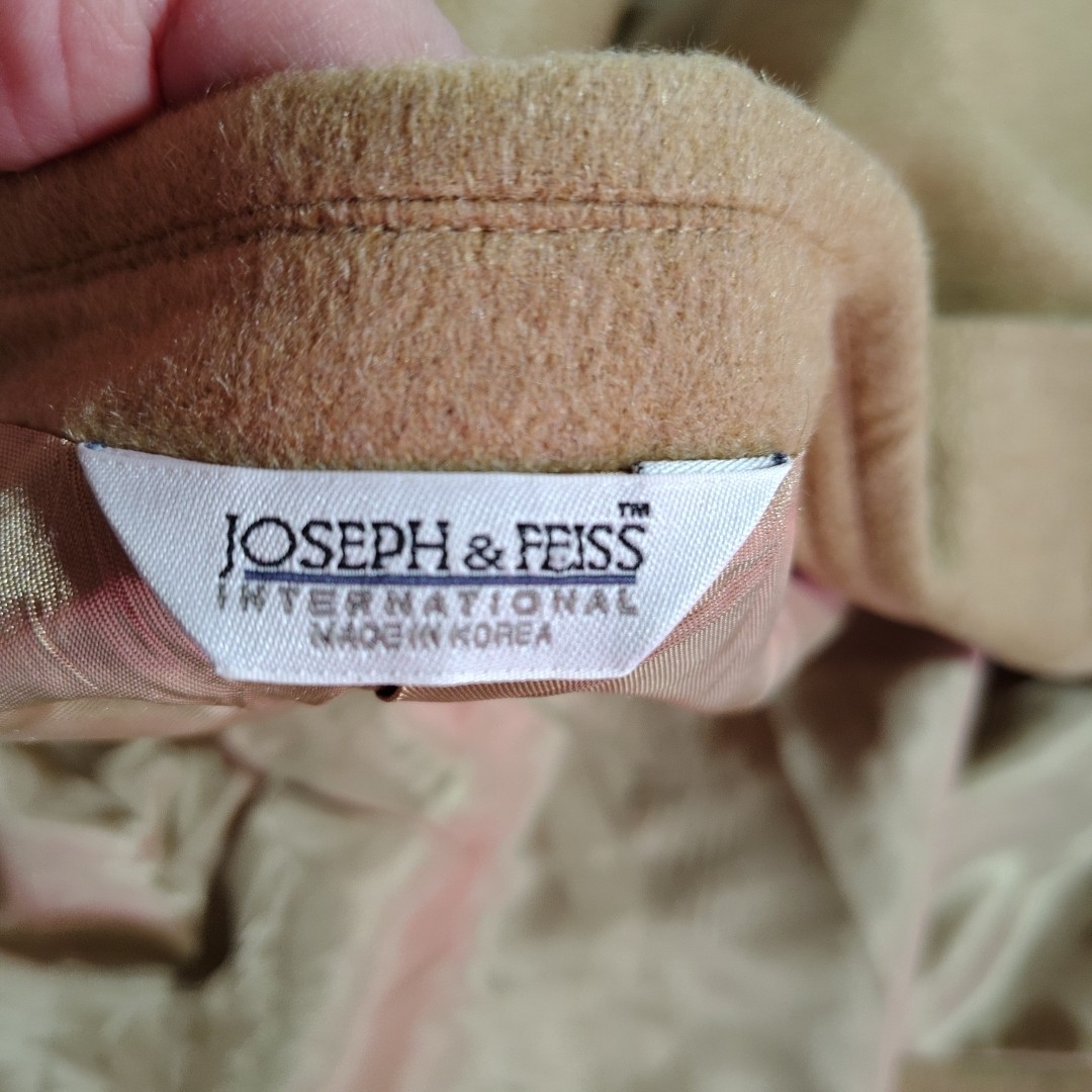 Joseph & Feiss 100% Camel Hair Blazer Tan Chest 52 Soft Business Classic Pockets