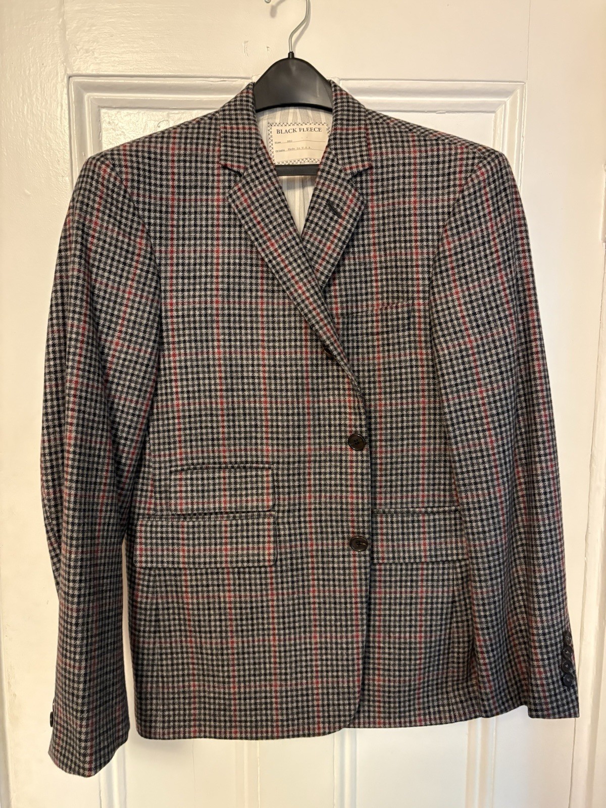 Brooks Brothers Men’s Black Fleece by Thom Browne Plaid Sport Coat