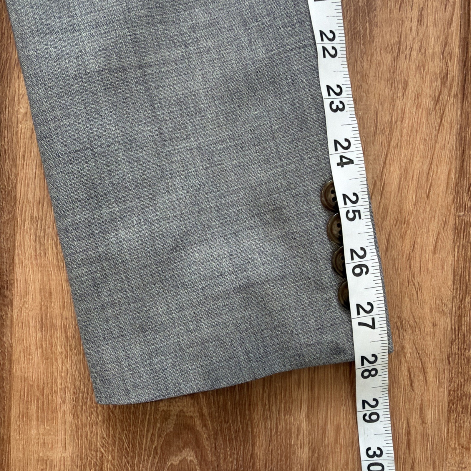 Voyager by J. Crew 44L Thompson Blazer Sport Coat Jacket Gray Wool