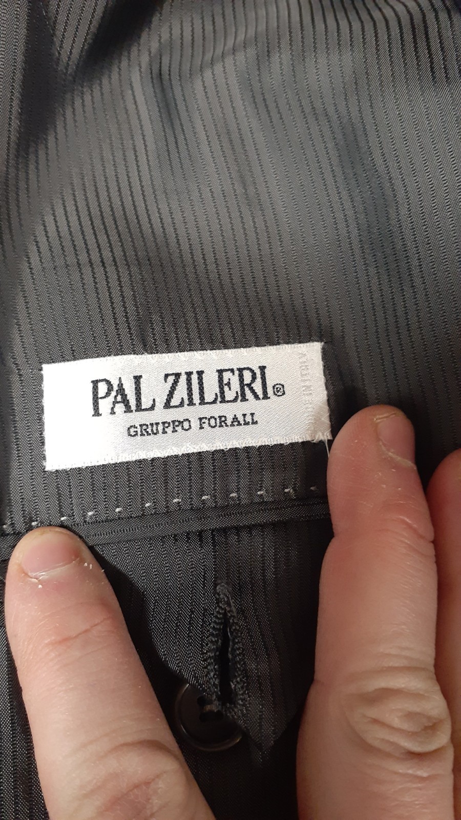 PAL ZILERI Loro Piana Cashmere US 44 EU 54 R Blazer Sport Coat Jacket Gray
