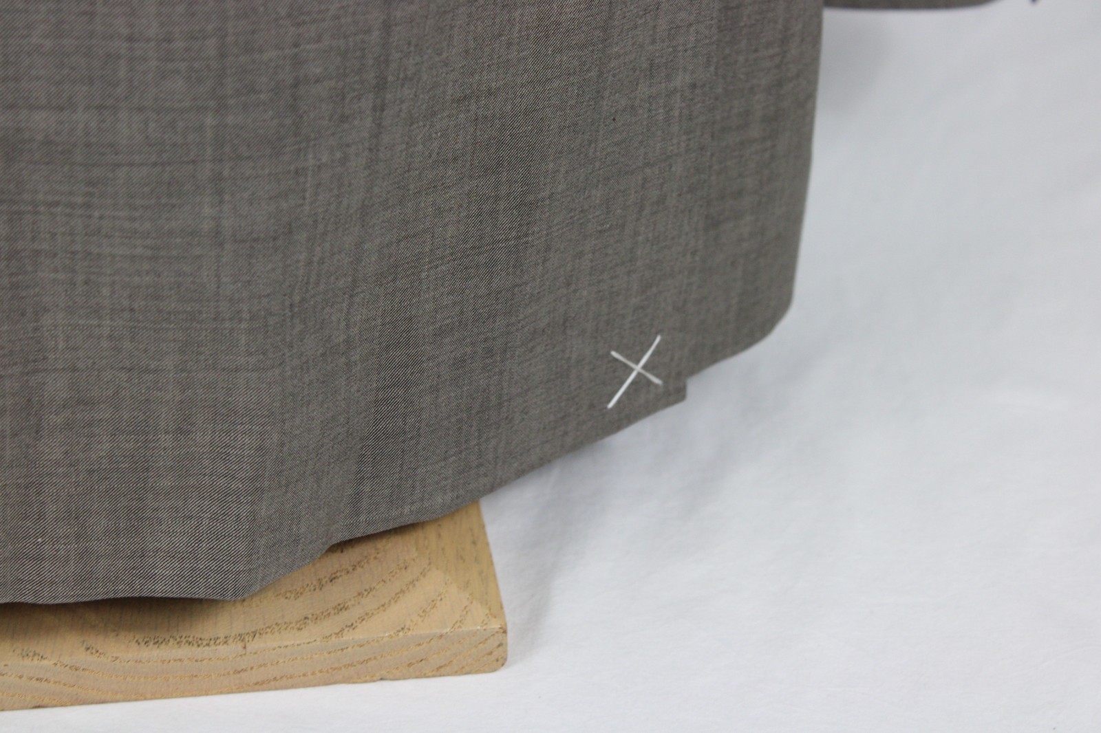 Indochino Mens Suit Jacket 42R Light Brown Sharkskin Wool Mohair 2 Button