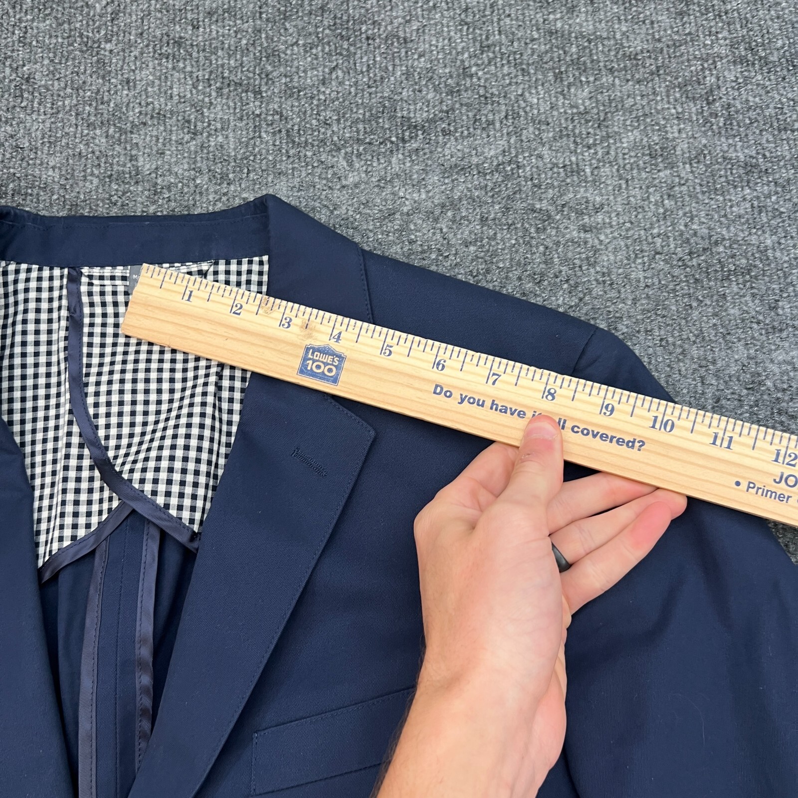 Bonobos Blazer Men’s 38R Blue Cotton Slim Fit Unlined Preppy