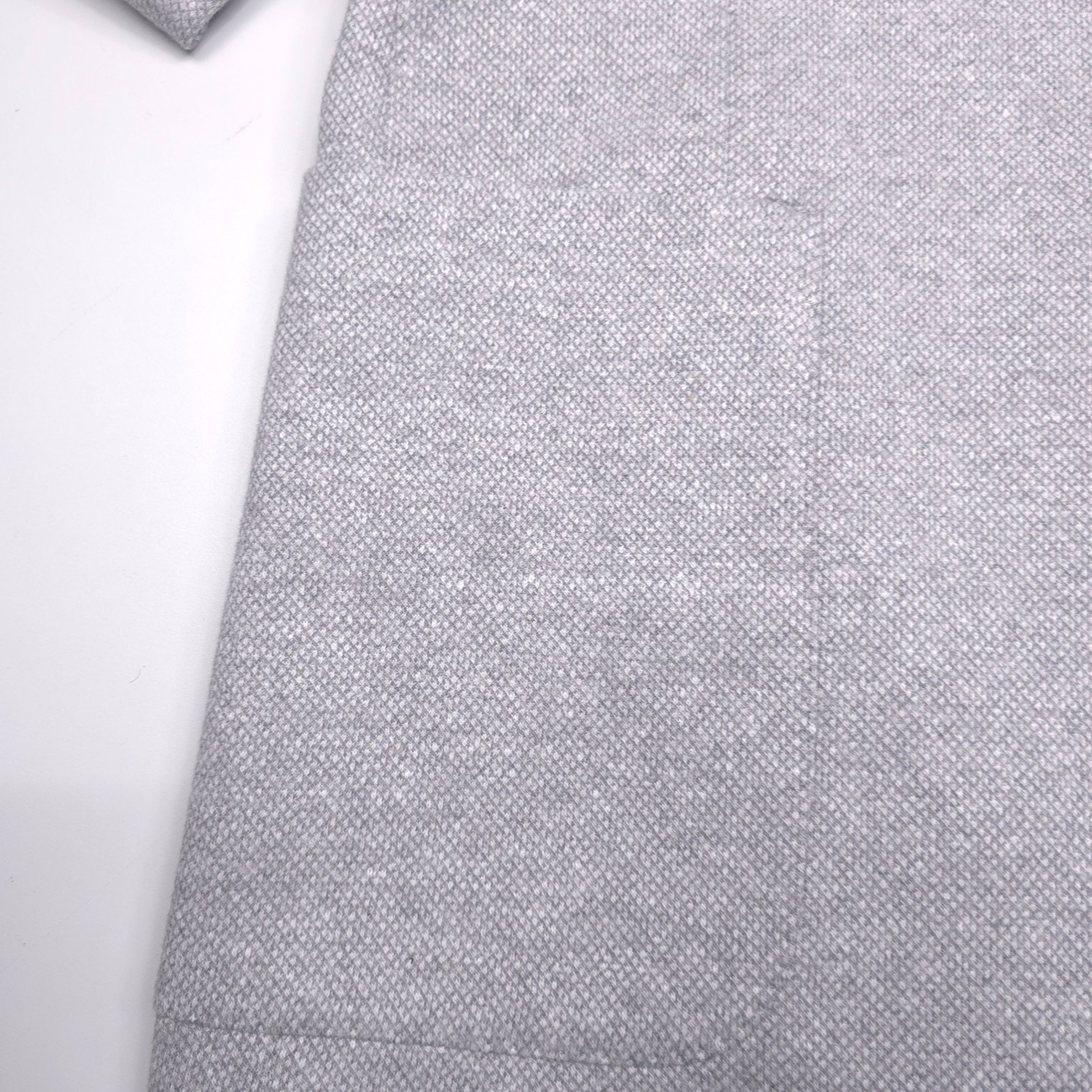 Bloomingdales Jersey Unstructured Sport Coat Mens 38R Gray Linen Blazer Jacket