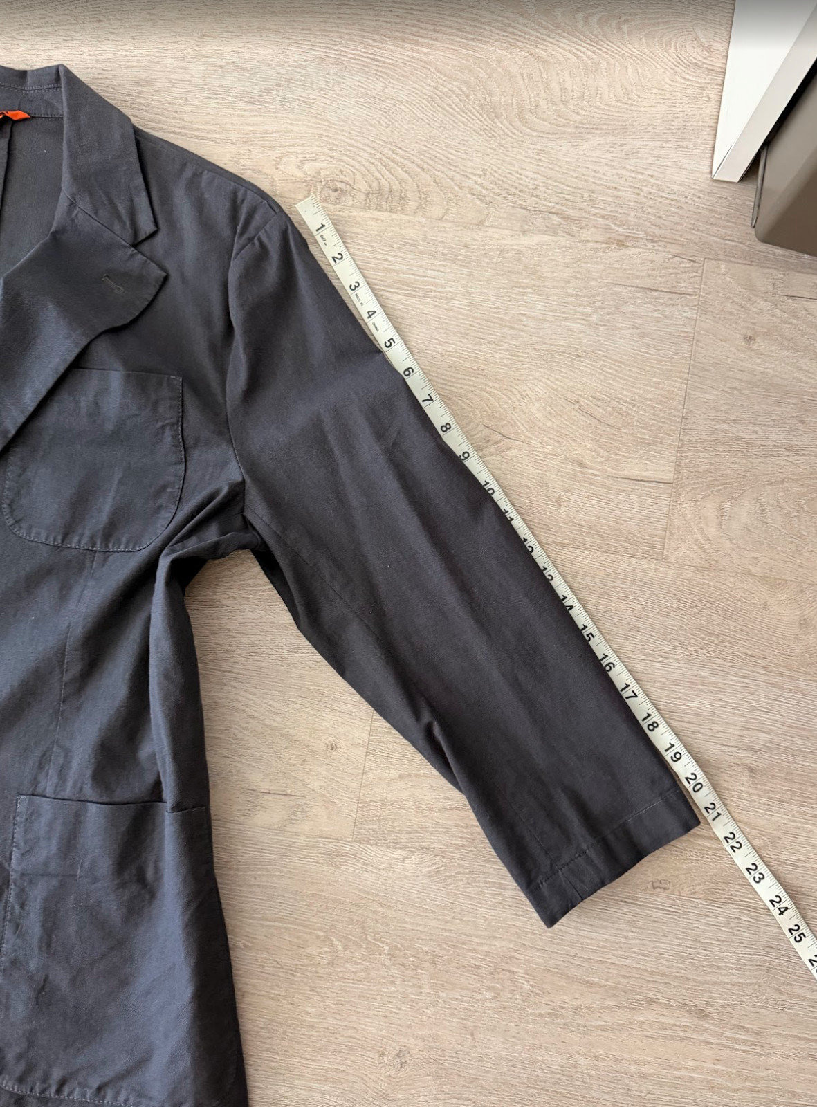 BARENA Cotton Unlined Suit Set Dark Gray Made Italy 52 50 Rare SIZING IN PHOTOS