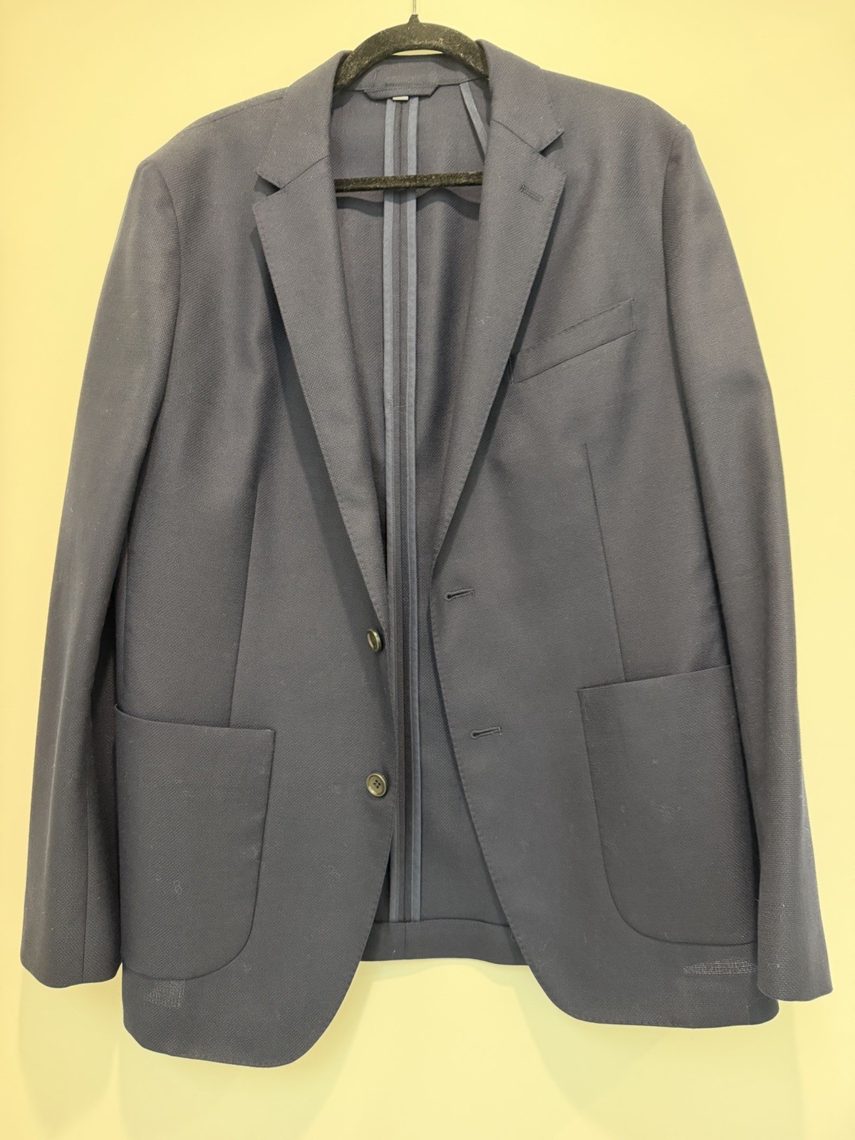 Men’s Bonobos Navy Summer Wool Blazer Size 42R