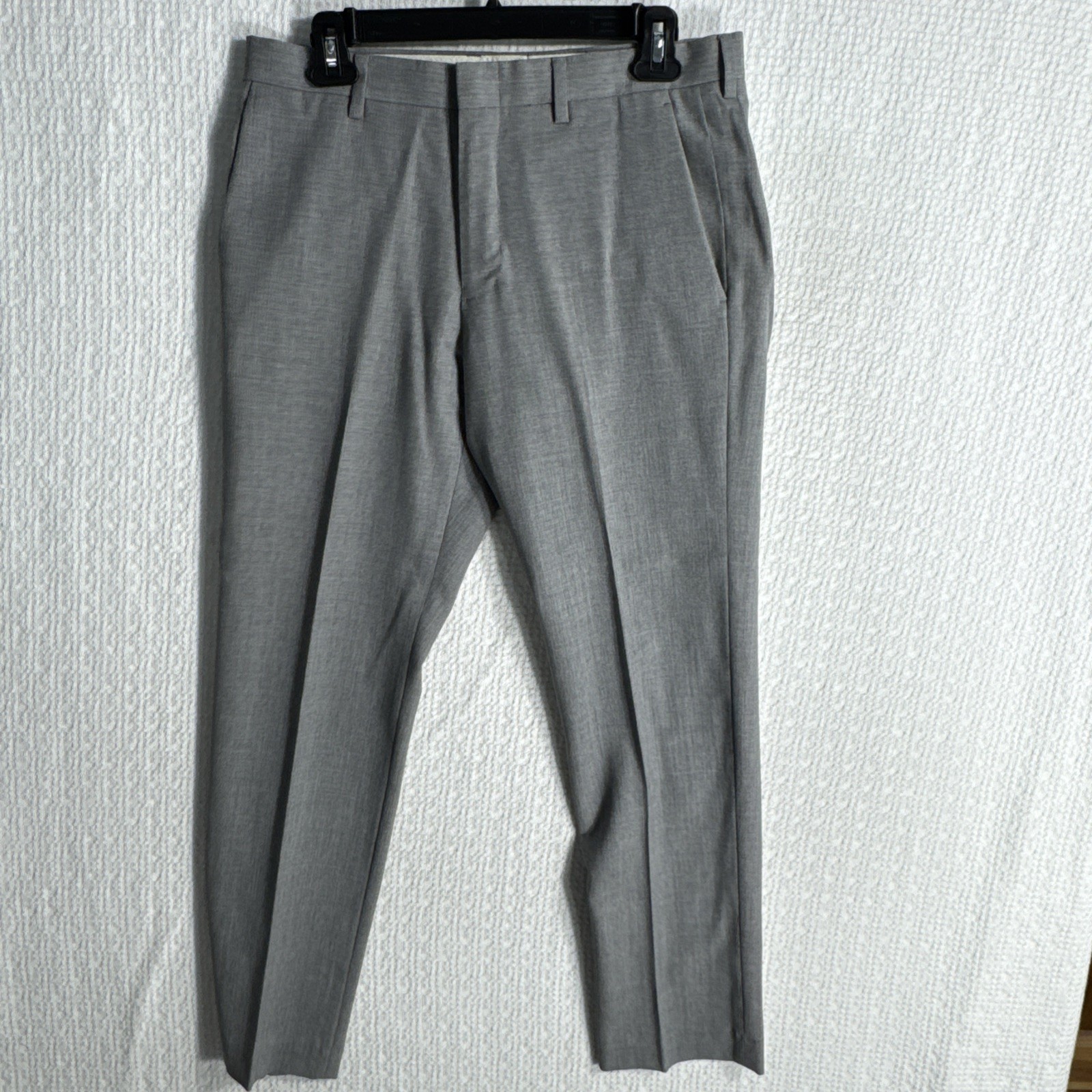 J Crew Ludlow 36S Slim Fit Gray Hopsack 2-Piece Suit 32×30 Tollegno 1900 Wool