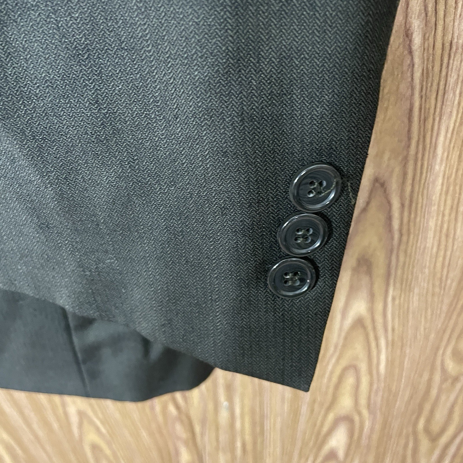 FLAW Vito Rufolo 2 Piece Suit Mens 42R 34×31 Green Brown Merinos Wool Italy Made