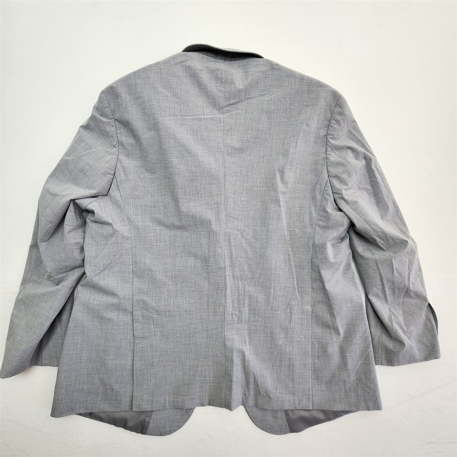 Joseph Abboud Motion 52R 42×28 Light Gray Stretch Performance Unlined Mens Suit