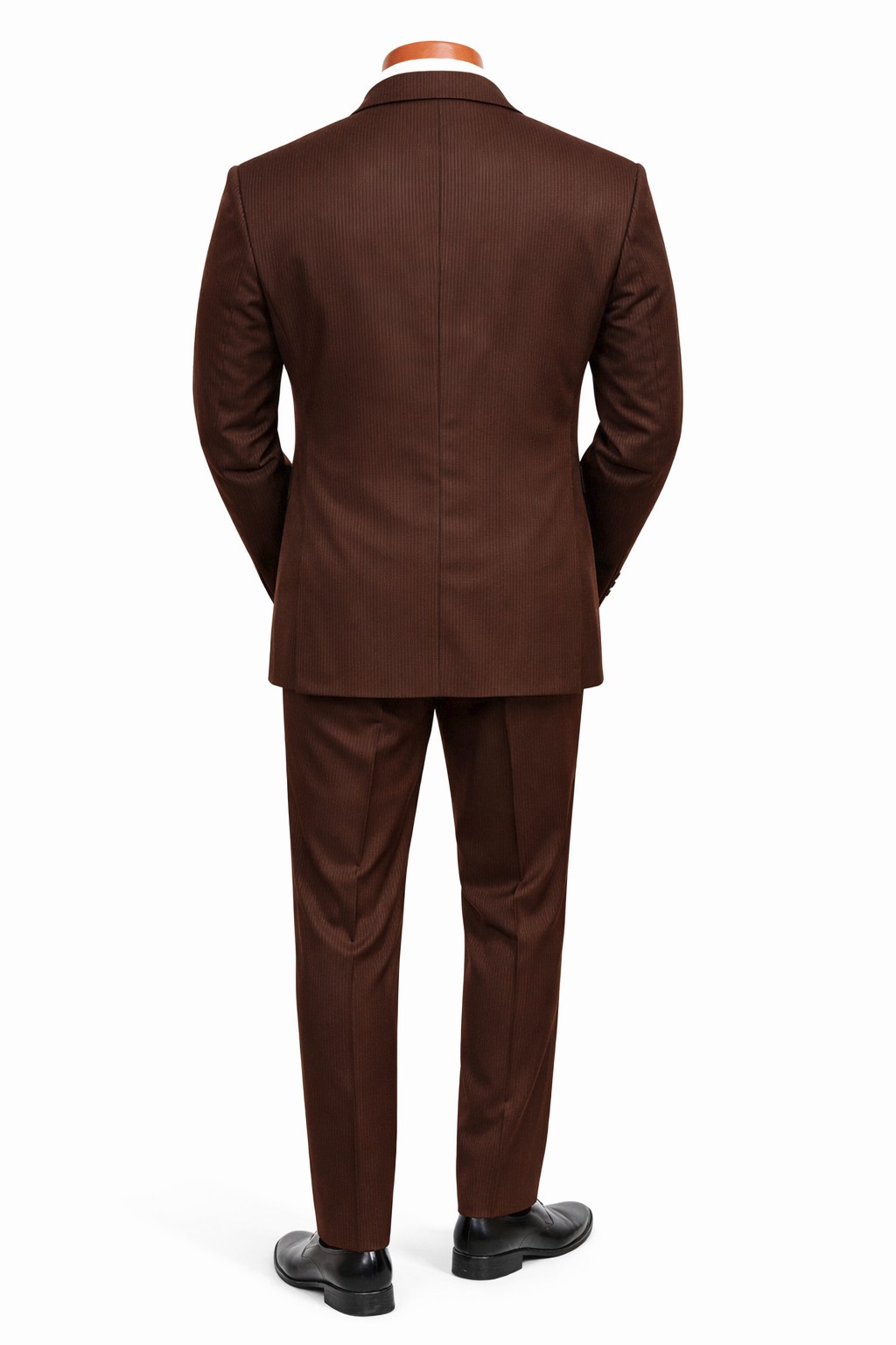 Men’s Chocolate Brown Calvin Klein Tuxedo Jacket 38S with 32 Waist Pants