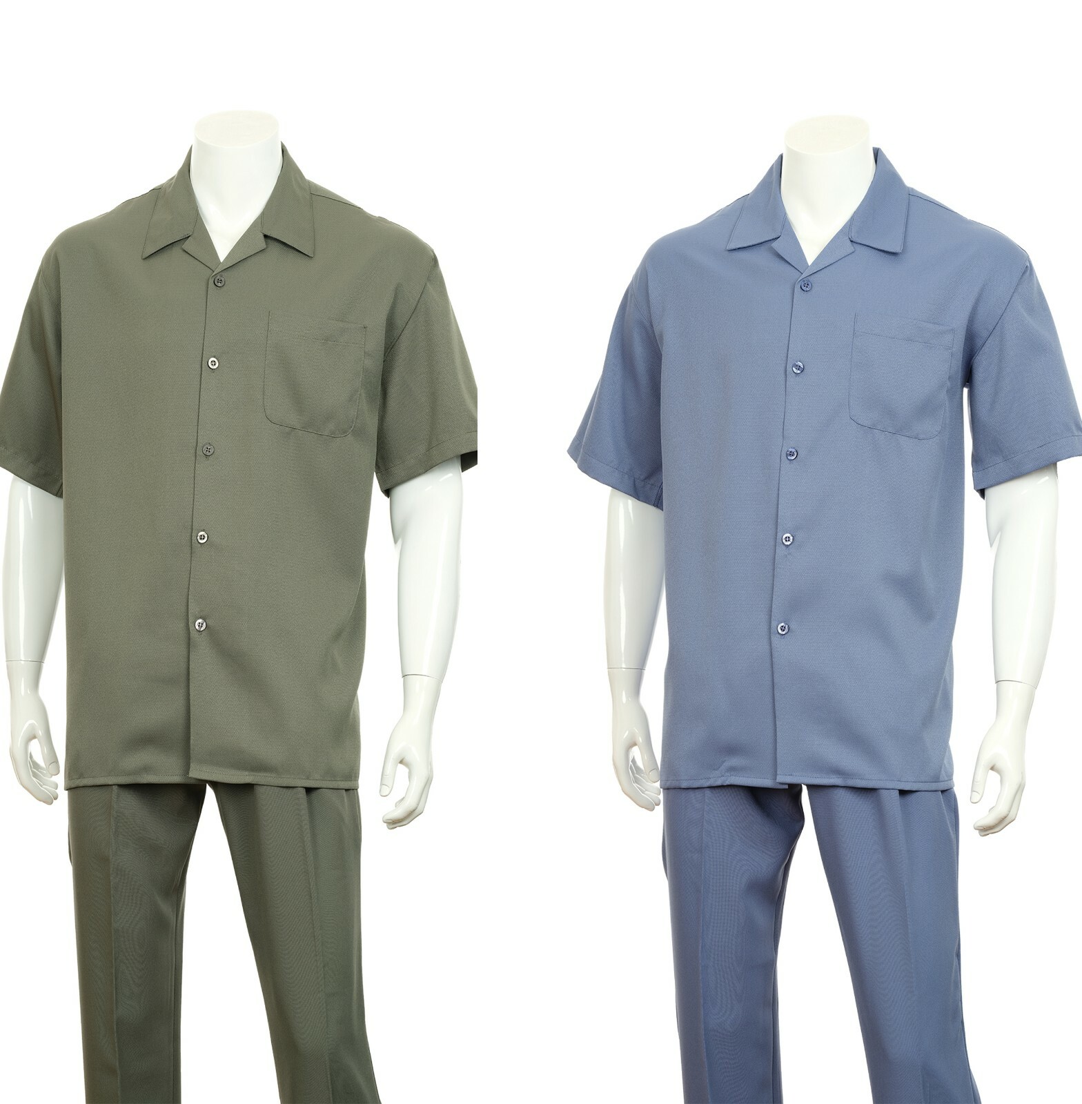 Men’s walking suit two piece set ,solid polyester design By fortino landi M2976